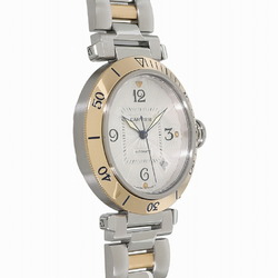 Cartier Pasha 38MM W31035T6 Silver Men's Watch