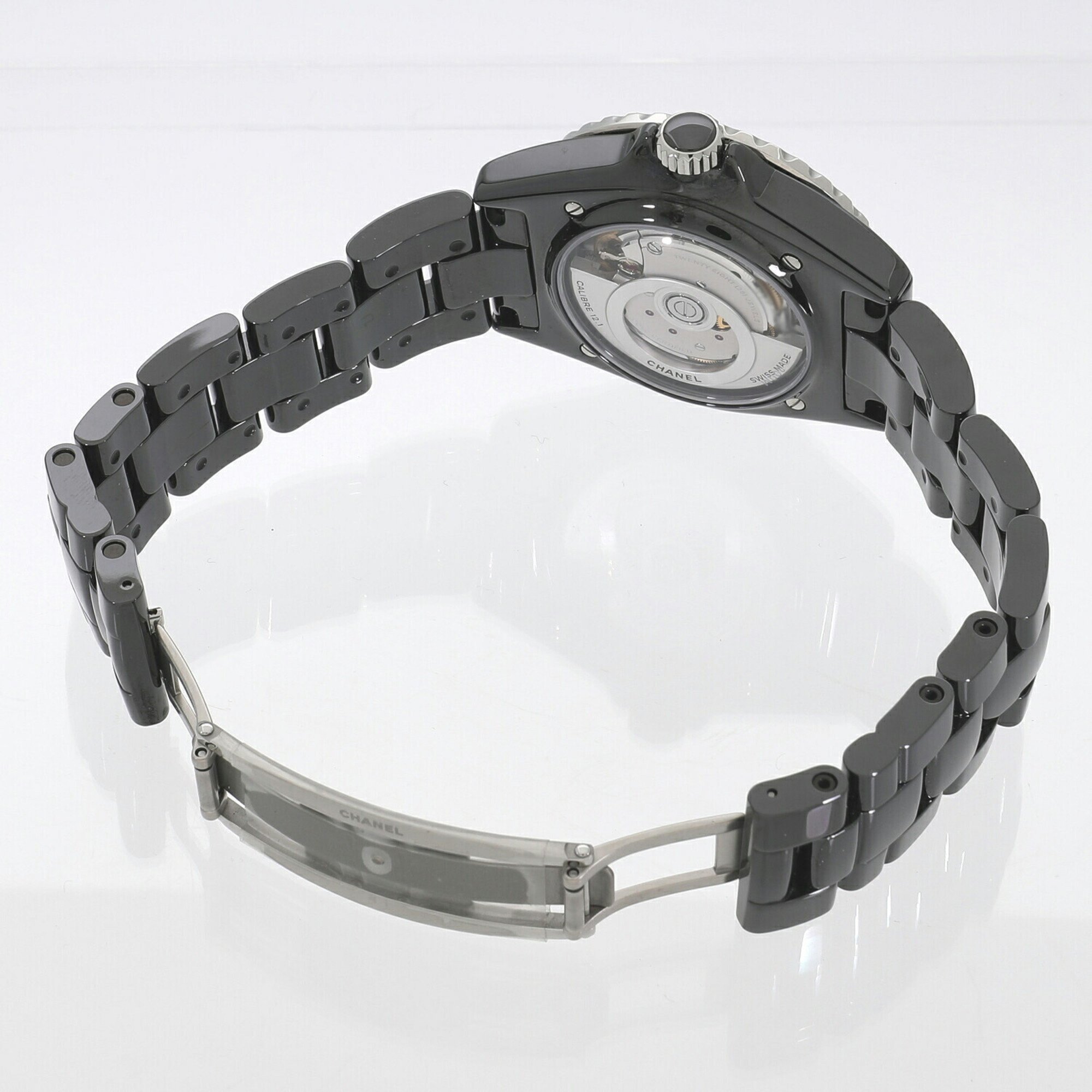 Chanel J12 Black Ceramic 38mm H5697 Men's Watch
