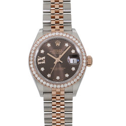 Rolex Lady Datejust 28 279381RBR Random Chocolate x 9P Star/IX Diamond Ladies Watch