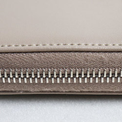 FENDI Visible Long Wallet 8M0299 TORTORA+PALLADIO Leather