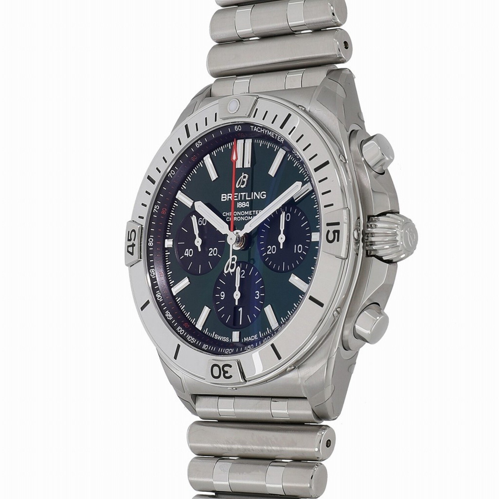 Breitling Chronomat B01 42 AB0134101L1A1 Green Men's Watch