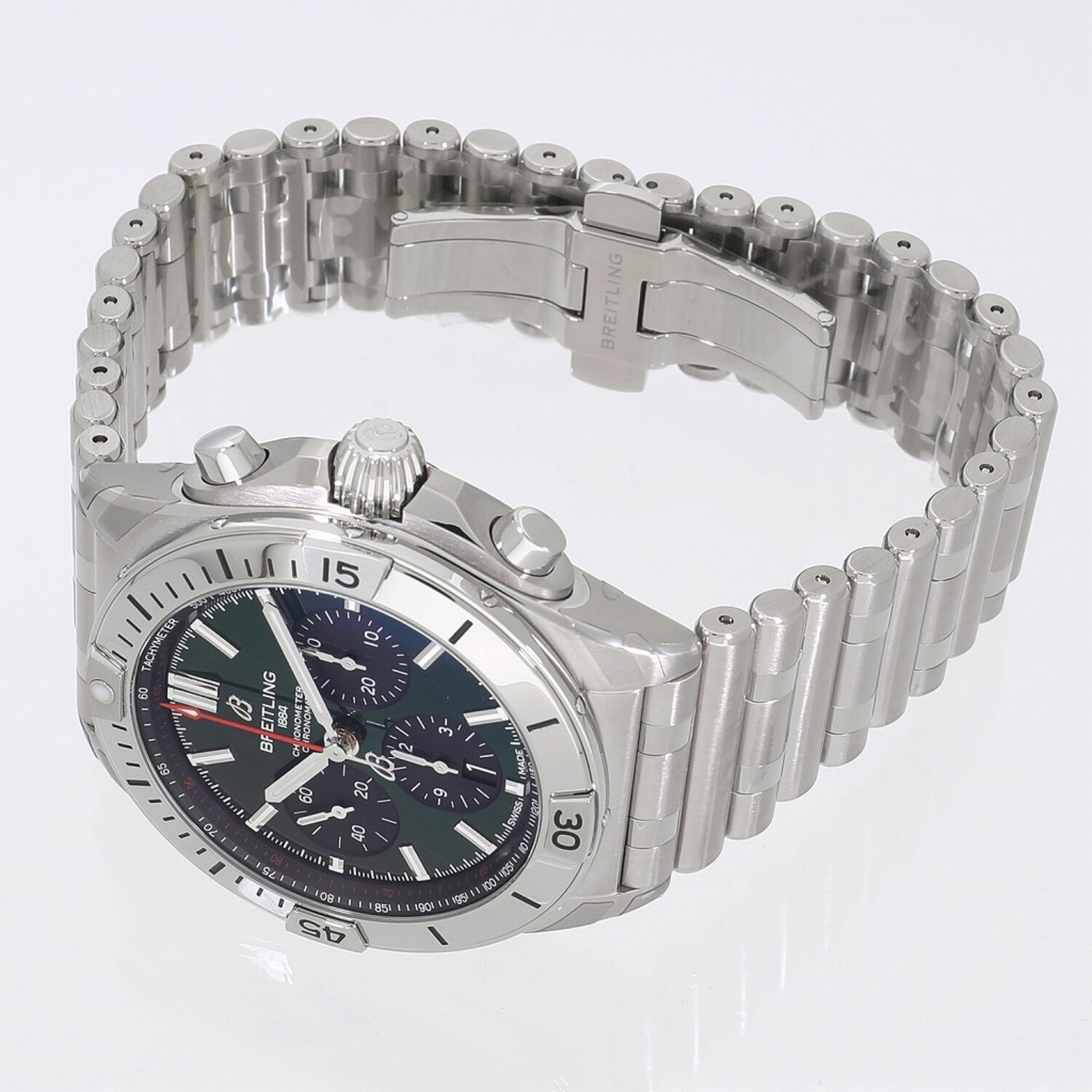 Breitling Chronomat B01 42 AB0134101L1A1 Green Men's Watch