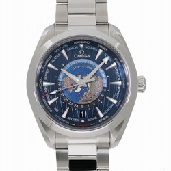 Omega Seamaster Aqua Terra GMT Worldtimer Master Chronometer 220.10.43.22.03.001 Blue Men's Watch