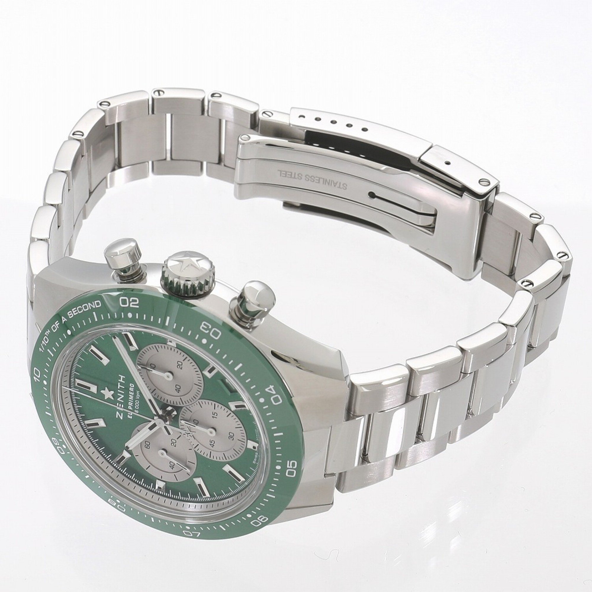 Zenith Chronomaster Sports Yoshida Special Edition 244 Limited 03.3108.3600/57.M3100 Green x Silver Men's Watch