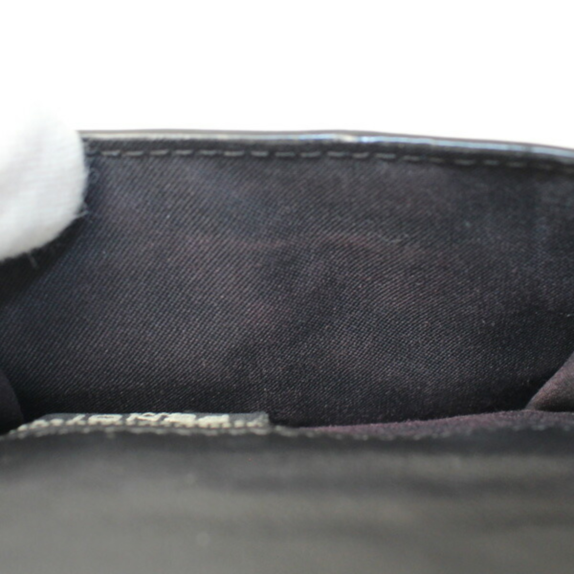 FENDI Micro Trifold Wallet Black Nappa Leather 8M0395 AAJD F0KUR