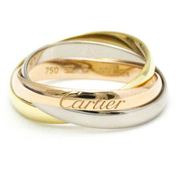 Cartier Trinity Ring Pink Gold (18K),White Gold (18K),Yellow Gold (18K) Fashion No Stone Band Ring Gold