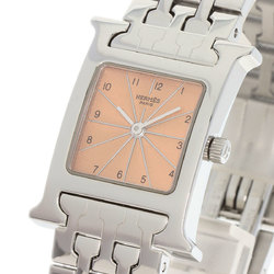 Hermes HH1.210 H Watch Wristwatch Stainless Steel/SS Ladies HERMES