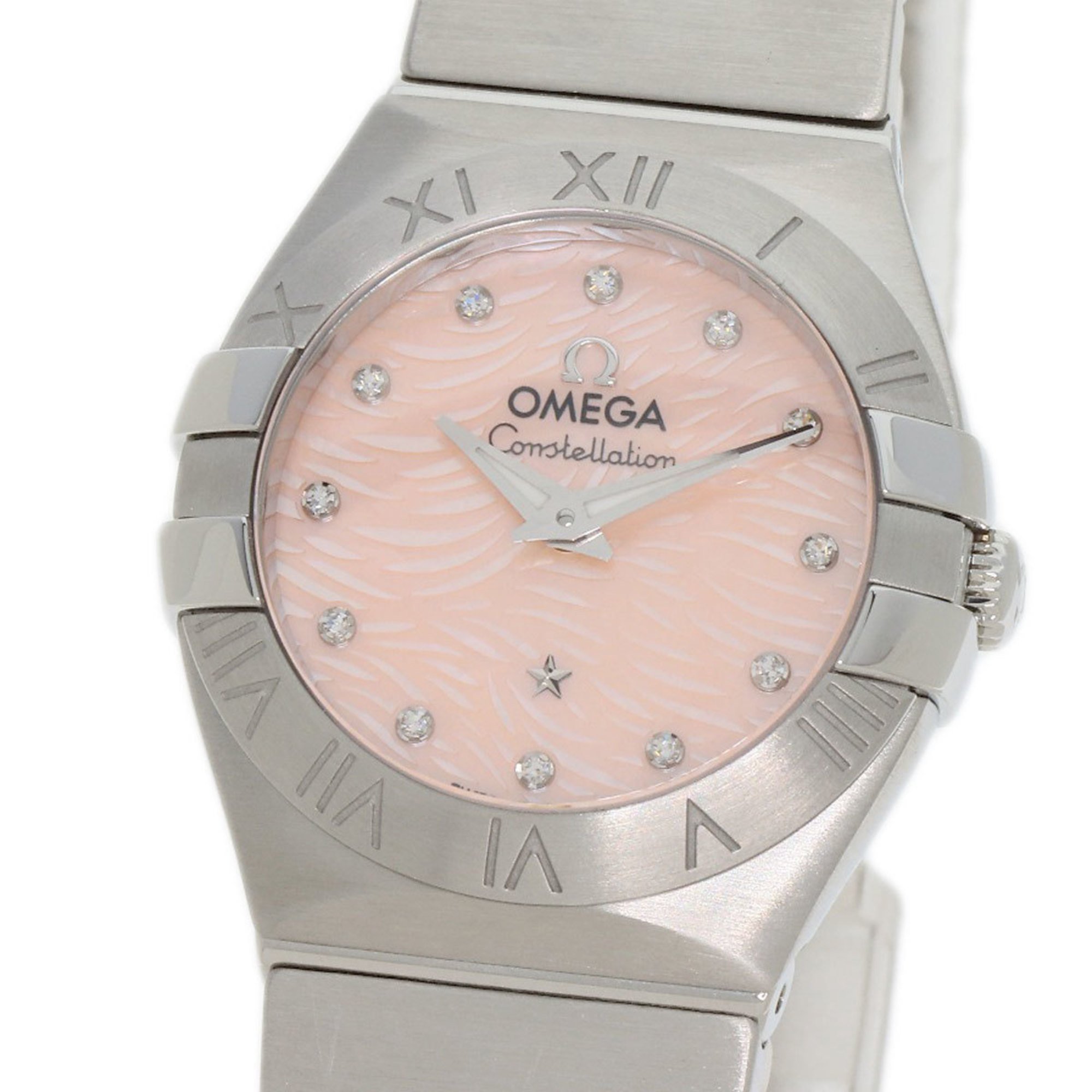 Omega Ref123.10.24.60.57.002 Constellation Plume Watch Stainless Steel/SS Ladies OMEGA