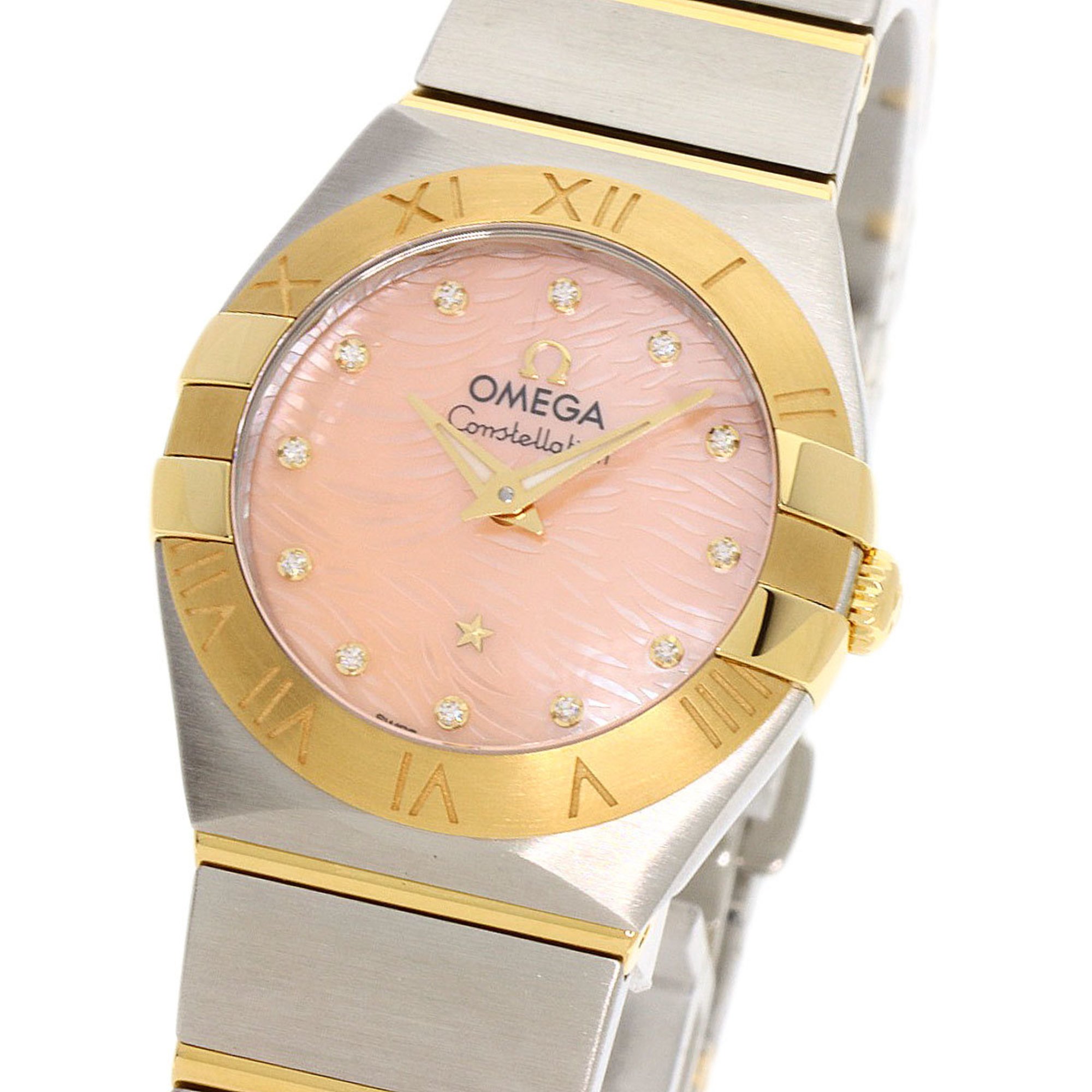 Omega 123.20.24.60.57.004 Constellation Plume Watch Stainless Steel/SSxK18YG/K18YG Women's OMEGA