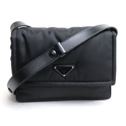 PRADA Prada Small Padded Re-Nylon Shoulder Bag Black 1BD313 RDLN F0002 Women's