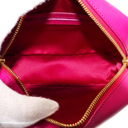Salvatore Ferragamo Gancini Pochette Shoulder Bag Pink 21H006 Women's