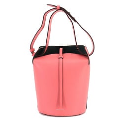 Burberry BURBERRY shoulder bag leather pink silver metal fittings Shoulder Bag