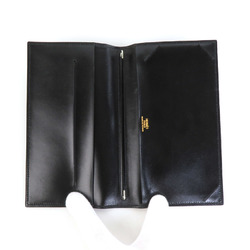 Hermes Notebook Cover Leather Black Unisex