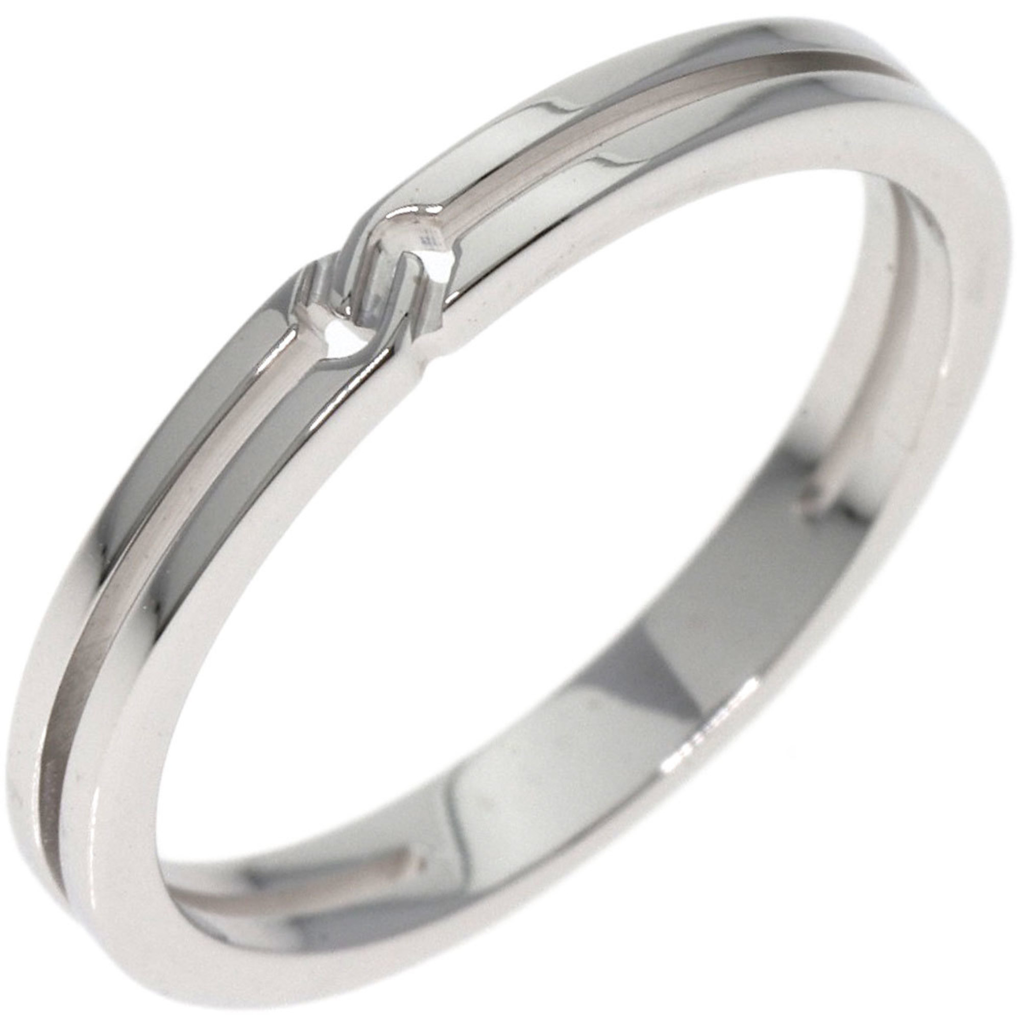 Gucci Infinity 2mm #8 Ring K18 White Gold Women's GUCCI