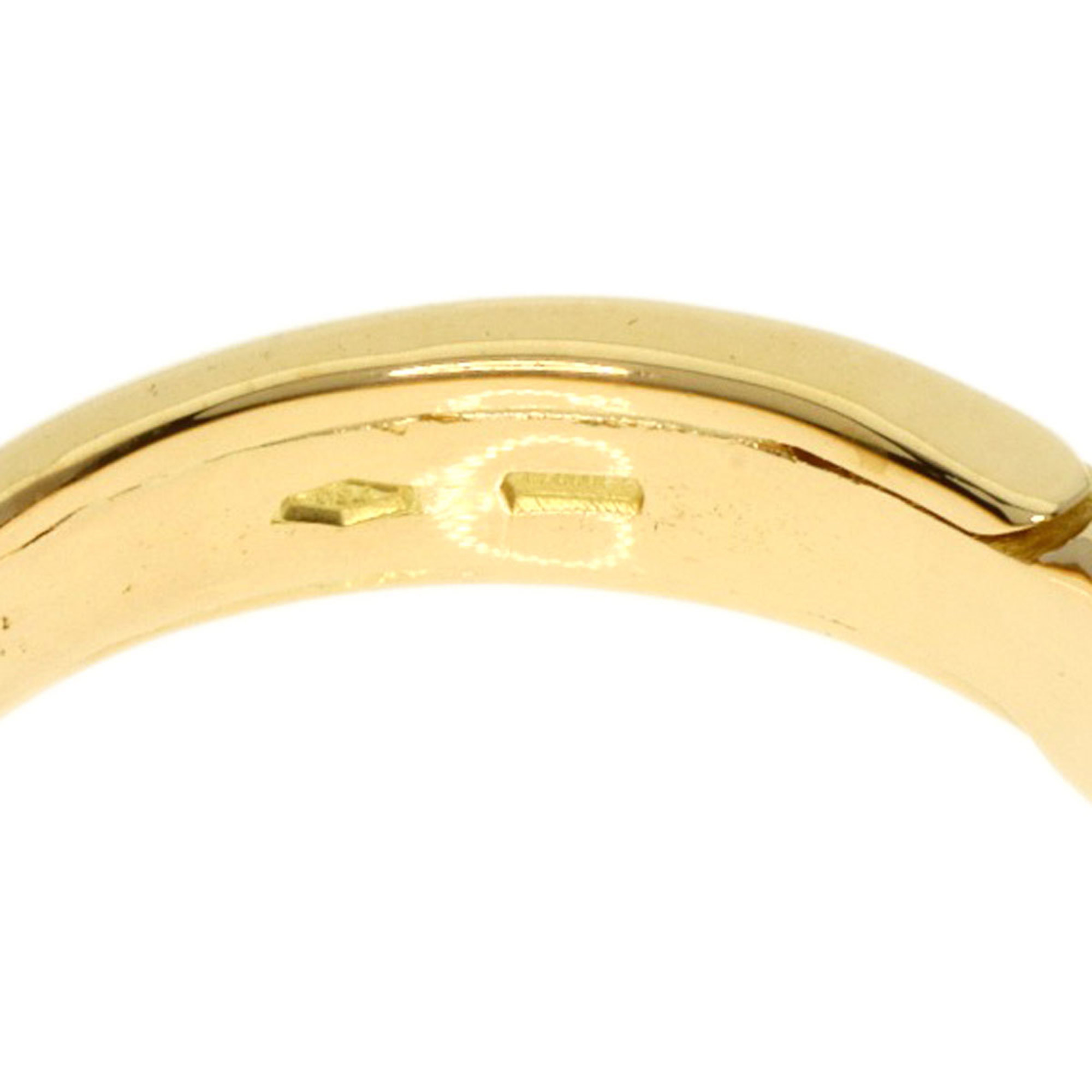 Bvlgari Diamond Ring K18 Yellow Gold Women's BVLGARI