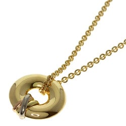 Cartier Trinity Circle Necklace K18 Yellow Gold/K18WG/K18PG Women's CARTIER