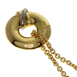 Cartier Trinity Circle Necklace K18 Yellow Gold/K18WG/K18PG Women's CARTIER