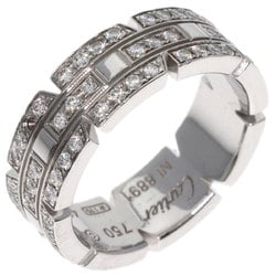 Cartier Tank Française Full Diamond #49 SM Ring K18 White Gold Women's CARTIER