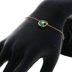 Cartier Amulet de XS Diamond Chrysoprase Bracelet K18 Yellow Gold Women's CARTIER