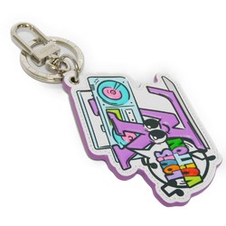 LOUIS VUITTON Keychain Portocle Monogram Comics Embossed Multicolor Key Ring LV Logo MP3456 Men's Women's