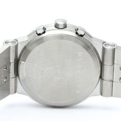 Polished BVLGARI Diagono Chronograph Steel Quartz Mens Watch CH35S BF566041