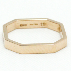 Gucci Octagonal Ring Pink Gold (18K) Fashion No Stone Band Ring Pink Gold