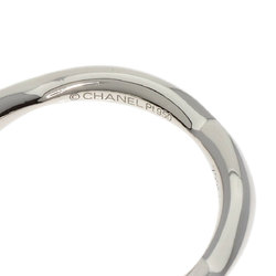 CHANEL Camellia Half Eternity #48 Ring Platinum PT950 Women's