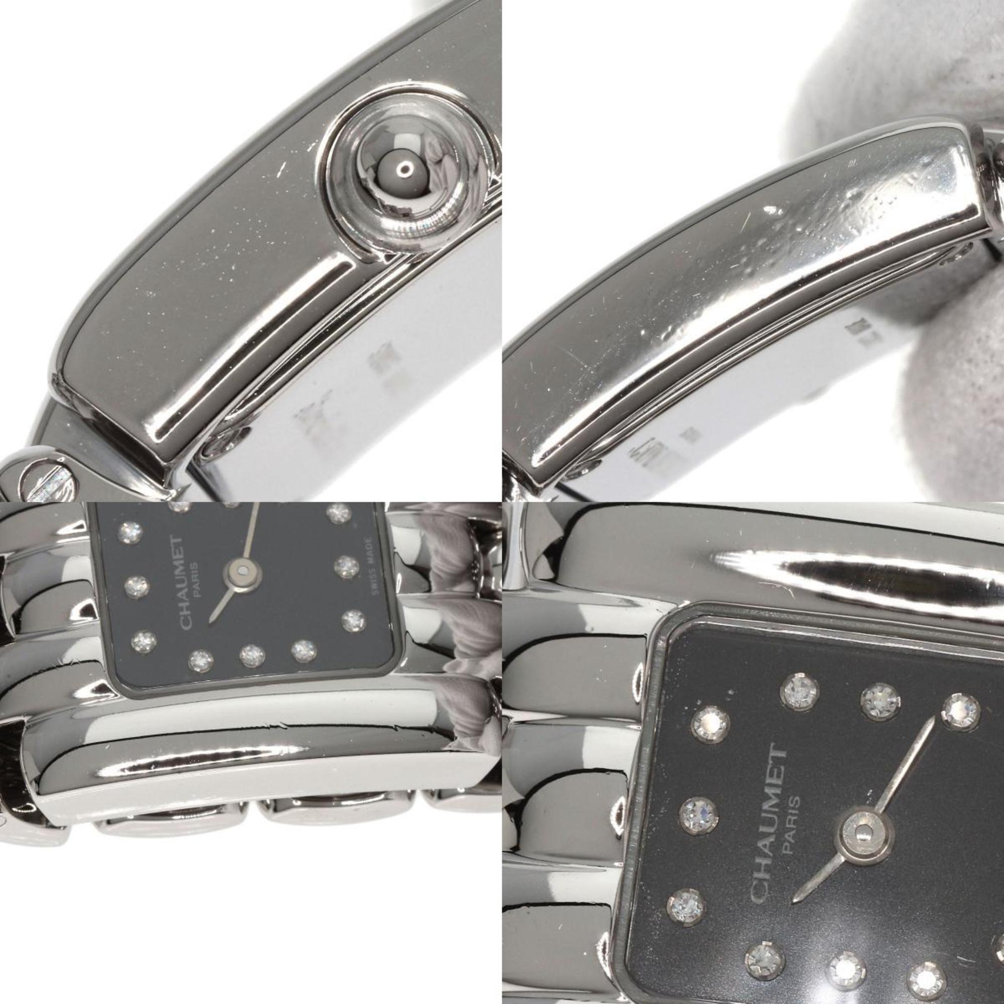 Chaumet Keisis 12P Diamond Watch Stainless Steel/SS Ladies
