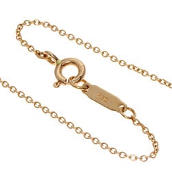 Tiffany Bow Ribbon Necklace K18 Pink Gold Women's TIFFANY&Co.