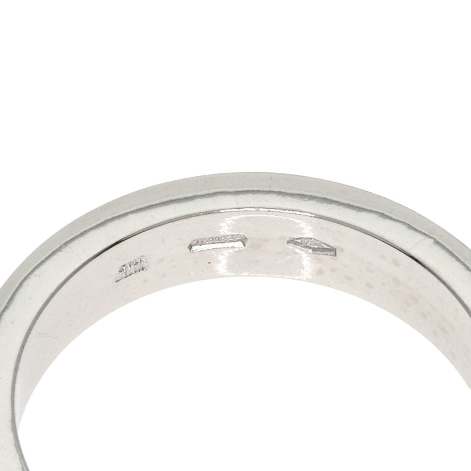 BVLGARI Double 1P Diamond Ring K18 White Gold Women's