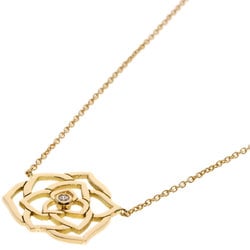 Piaget Rose Diamond Necklace K18 Pink Gold Women's PIAGET