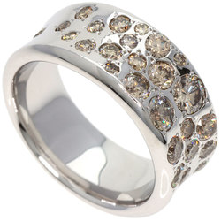 Kashikey Brown Diamond Ring K18 White Gold Women's