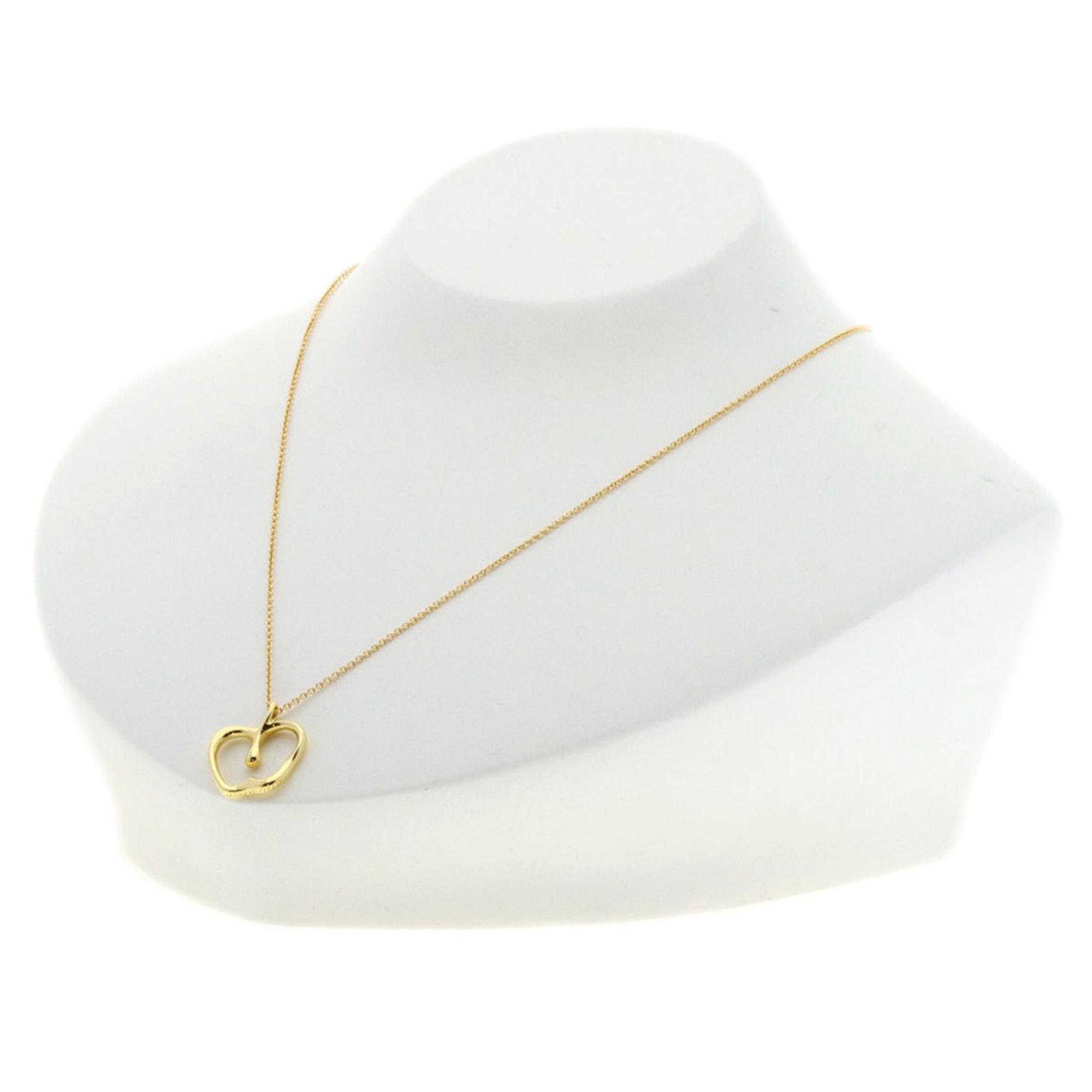 Tiffany Apple Small Necklace K18 Yellow Gold Women's TIFFANY&Co.