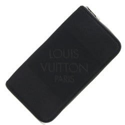 Louis Vuitton Round Long Wallet Damier Juan Portefeuille Zippe M93546 Noir Black Men's LOUIS VUITTON