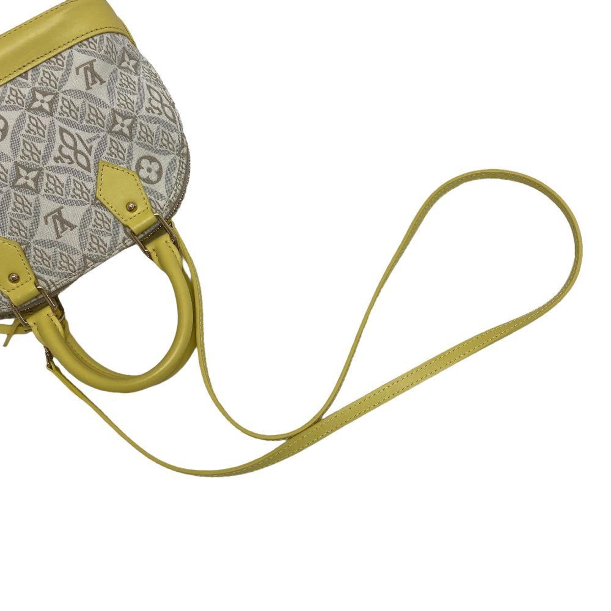 LOUIS VUITTON M59476 Alma BB 2WAY Shoulder Bag Since1854 Monogram Jacquard Handbag Yellow Ladies