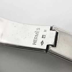 Hermes bangle click crack PM silver black metal HERMES bracelet ladies accessory fashion