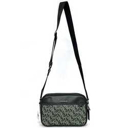 Coach crossbody Graham khaki green black monogram print CF485 PVC leather COACH shoulder bag body ladies