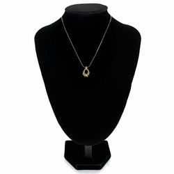 Yves Saint Laurent Necklace Gold Clear Stone GP YVES SAINT LAURENT Ladies