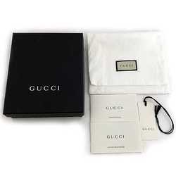 Gucci Bifold Wallet Beige Red GG 346056 Canvas Leather GUCCI Compact Zip Round Ladies