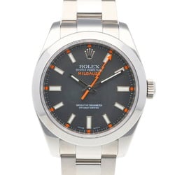Rolex Milgauss Oyster Perpetual Watch Stainless Steel 116400 Automatic Winding Men's ROLEX
