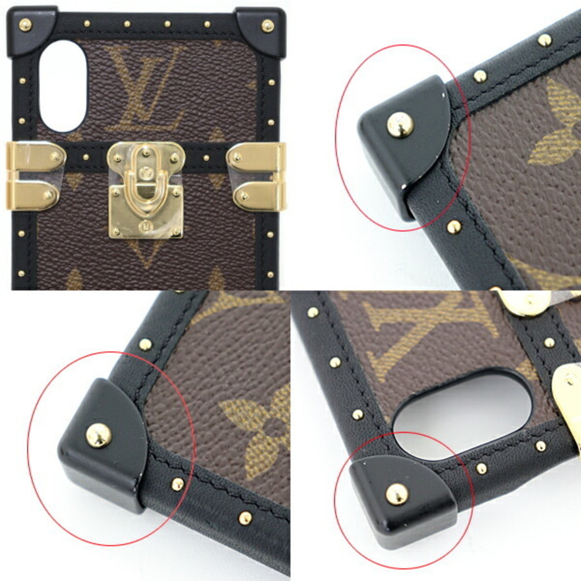 LOUIS VUITTON Eye Trunk Light iPhone X/XS Monogram M67893 Brown