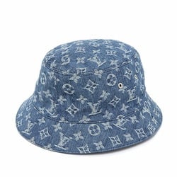 Louis Vuitton Bucket Hat Monogram Essential Blue/Blue M78773 Cotton