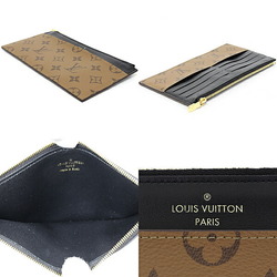 LOUIS VUITTON Purse Long Wallet Monogram Reverse Canvas M80390 Light Brown Black