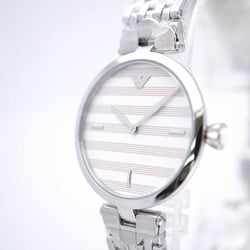 Emporio Armani Quartz AR-11195 Watch Stainless Steel Border Ladies