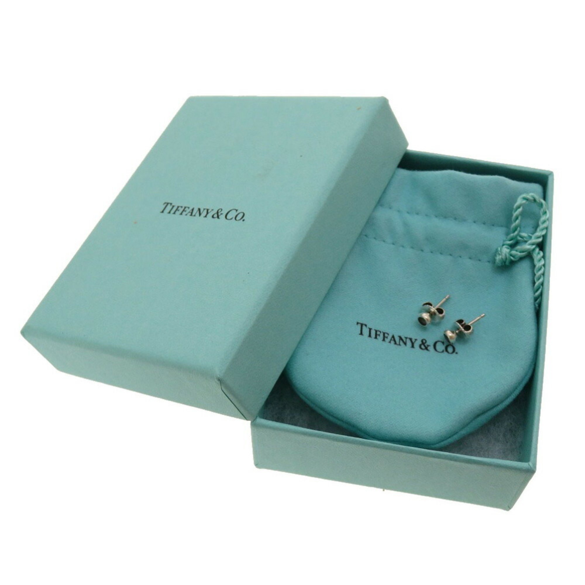 Tiffany Visthe Yard Earrings Silver 925 Aquamarine TIFFANY & Co.