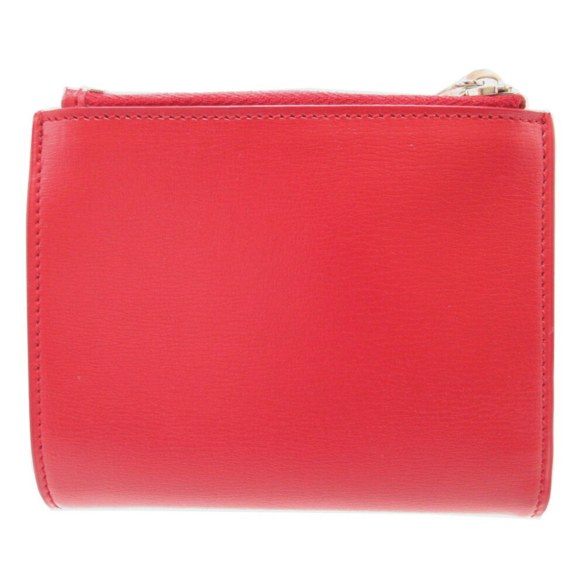 Yves Saint Laurent Saint Laurent Paris 538683 Leather Red Bifold Wallet 0013SAINT LAURAENT PARIS