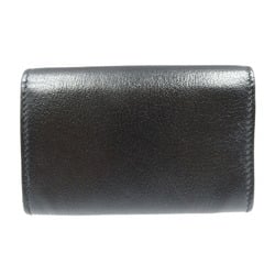 CHANEL Camellia Cocomark No. 15 Leather Black Card Case