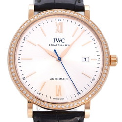 IWC Portofino 40 Automatic K18PG Diamond Bezel IW356515 Watch Pink Gold Solid 0004 International Company Men's