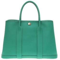 Hermes Garden TPM Vaux Epson Vert Jade U Engraved Handbag Green HERMES