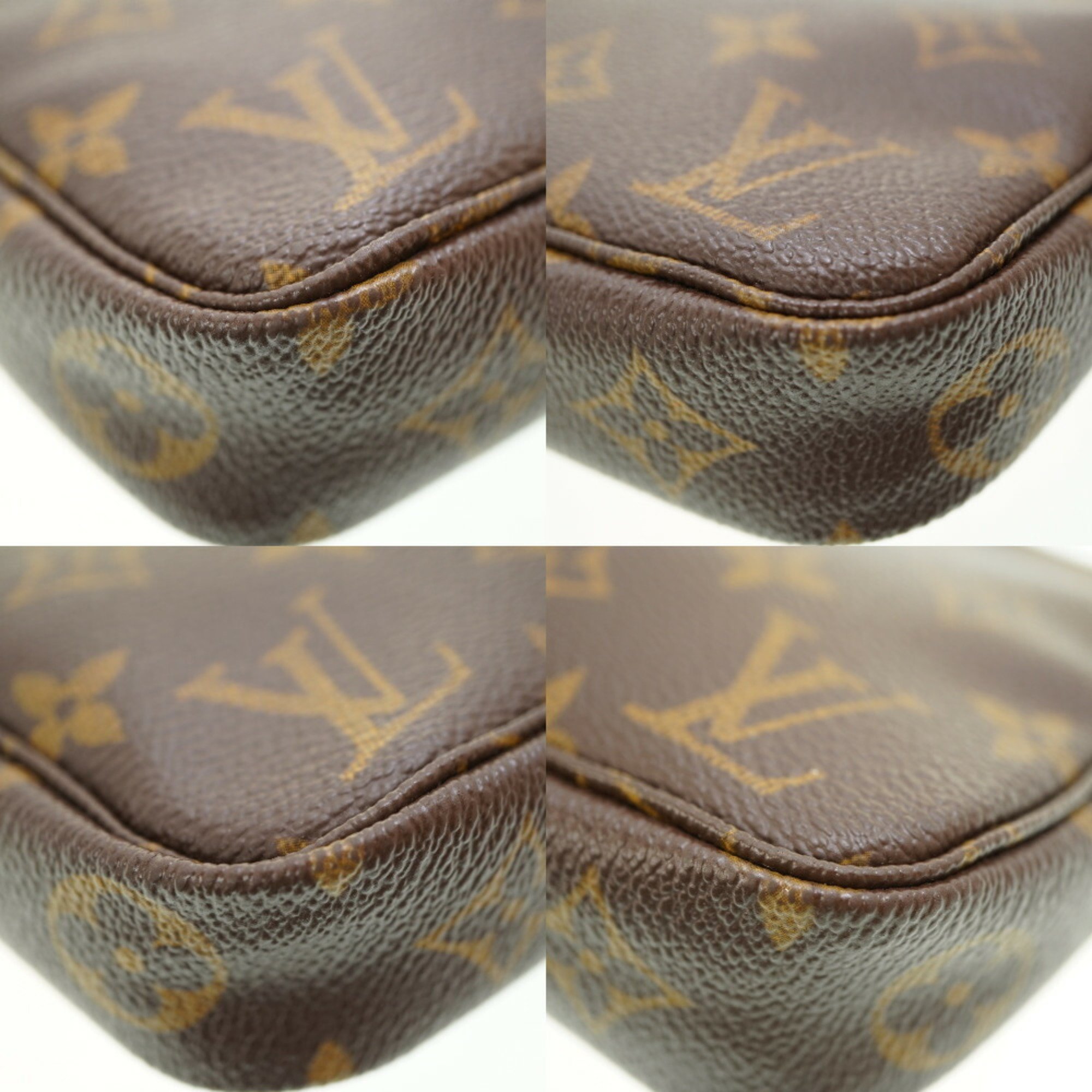 Louis Vuitton Monogram Accessoire Pouch M51980 Brown